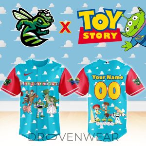 Augusta GreenJackets Toy Story Fan Favorite Baseball Jersey by Drovenwear.com