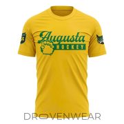Augusta Lynx Yellow Green Stroke Graphic Shirt - Image 2