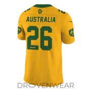 Australia National Team NFL-Inspired Road Game Jersey by Nike - Image 3
