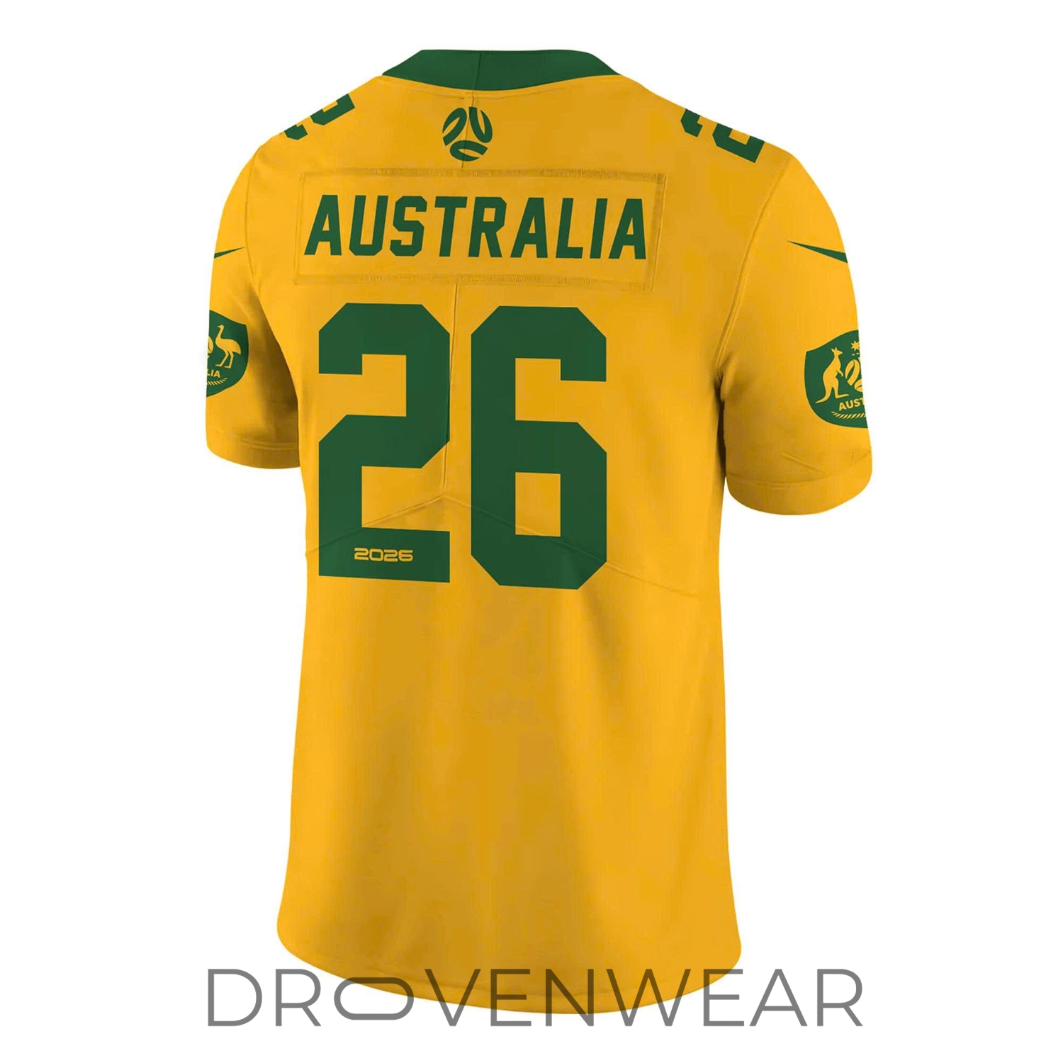 Australia National Team NFL-Inspired Road Game Jersey by Nike Australia National Team NFL-Inspired Road Game Jersey by Nike