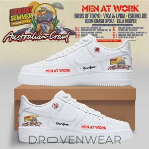 Australian Crawl Summer Tour 2026 AF1 Fan Edition V2 by Drovenwear.com