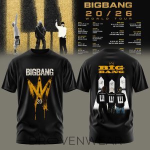 BIGBANG 2026 World Tour Graphic Shirt by Drovenwear.com