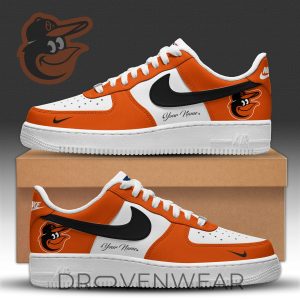 Baltimore Orioles Limited Edition AF1 Style Sneakers 2026 by Drovenwear.com