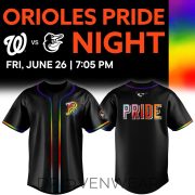 Baltimore Orioles Pride Celebration Baseball Jersey 2026