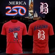 Birmingham Barons Let Freedom Swing America's 250th Anniversary Celebration T-Shirt - Image 2