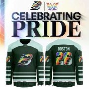 Boston Fleet Pride Month 2026 Custom PWHL Hockey Jersey