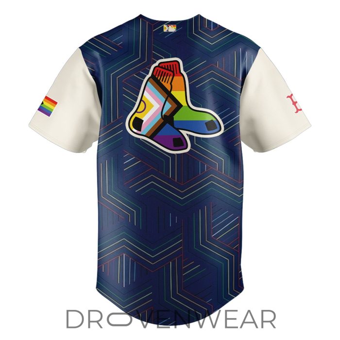 Boston Red Sox 2026 Pride Celebration Baseball Jersey - Image 3
