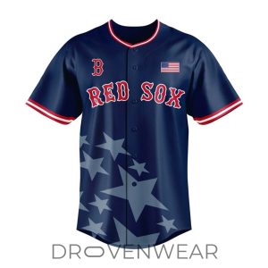 Boston Red Sox American Soccer Celebration Baseball Jersey by Drovenwear.com