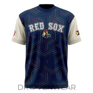Boston Red Sox Pride Celebration 2026 Commemorative Shirt by Drovenwear.com