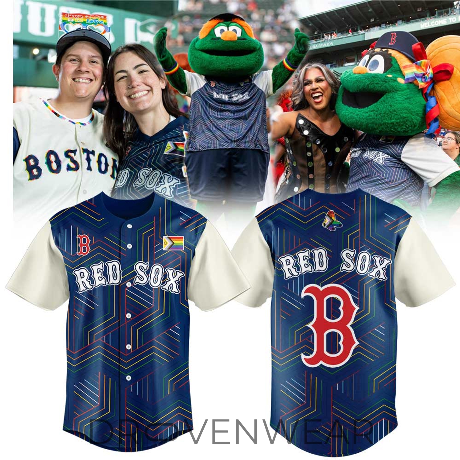 Boston Red Sox Pride Celebration Baseball Jersey 2026 Boston Red Sox Pride Celebration Baseball Jersey 2026