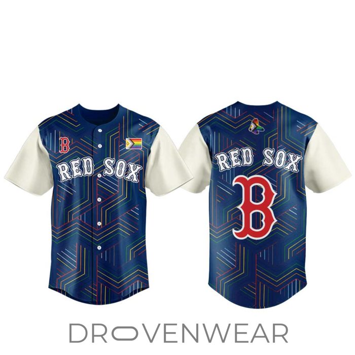 Boston Red Sox Pride Celebration Baseball Jersey 2026 - Image 2