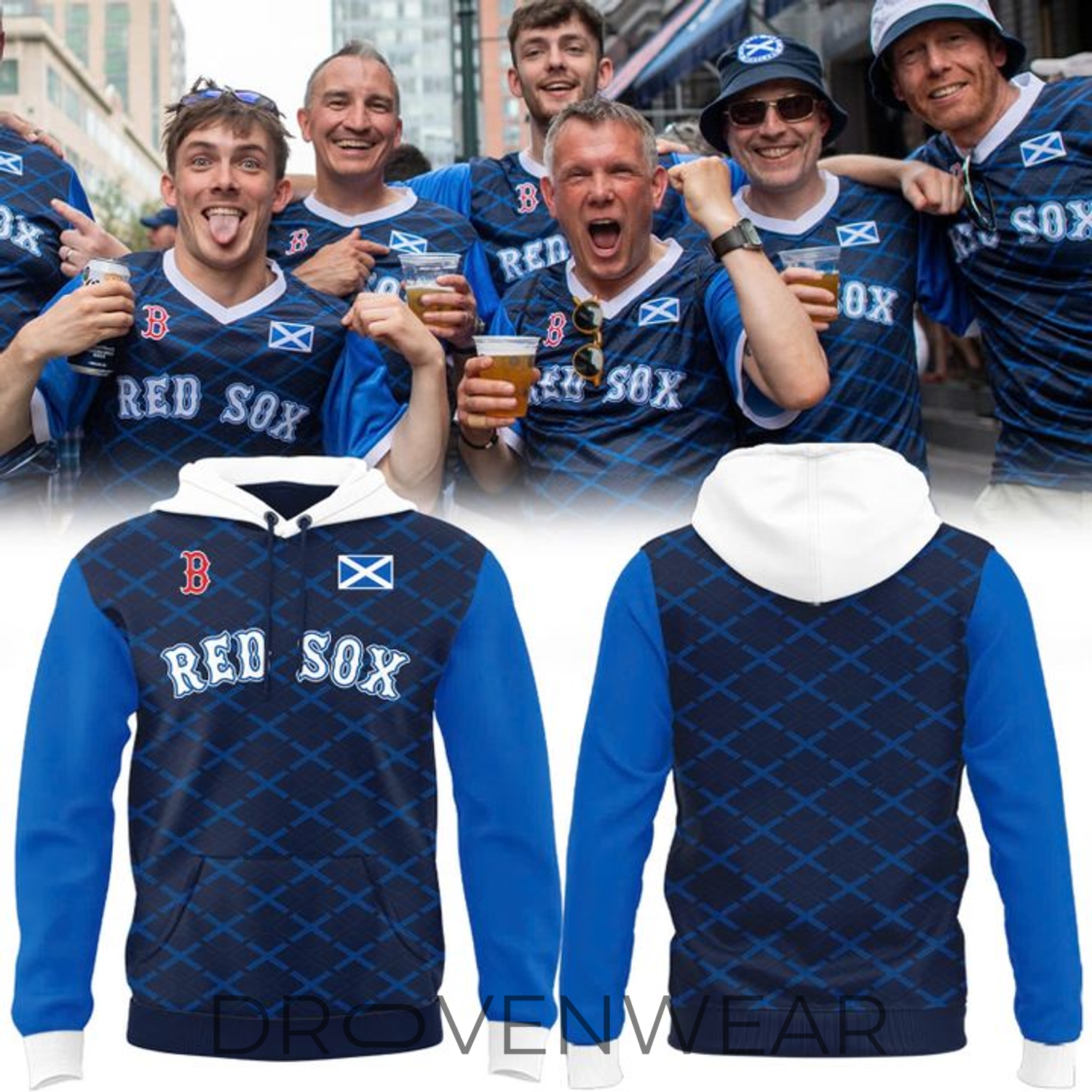 Boston Red Sox Scottish Heritage Celebration Commemorative Hoodie Boston Red Sox Scottish Heritage Celebration Commemorative Hoodie