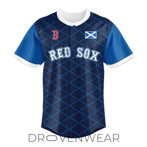 Boston Red Sox Scottish Heritage Night Baseball Jersey by Drovenwear.com