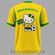 Brazil Football Hello Kitty World Cup 2026 Graphic Shirt - Image 3