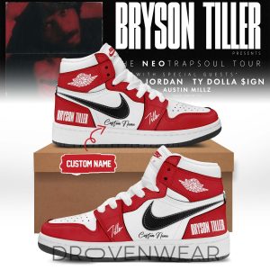 Bryson Tiller The Neo Trapsoul Tour Signature Shoes AJ1 V3 by Drovenwear.com