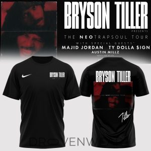 Bryson Tiller The Neo Trapsoul Tour Signature Tshirt by Drovenwear.com