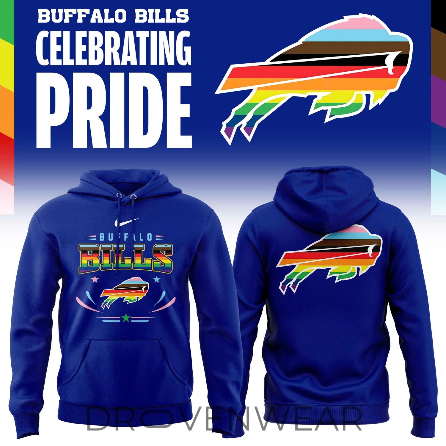 Buffalo Bills Pride Month 2026 Love & Acceptance Hoodie Buffalo Bills Pride Month 2026 Love & Acceptance Hoodie