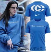 Caitlin Clark "Shoot More Threes" 2026 Limited Edition Blue Shirt