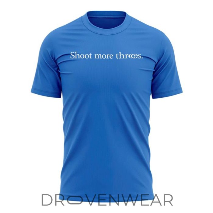 Caitlin Clark "Shoot More Threes" 2026 Limited Edition Blue Shirt - Image 2