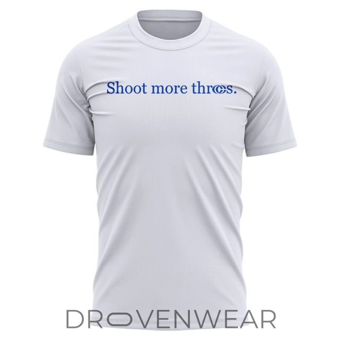 Caitlin Clark "Shoot More Threes" 2026 Limited Edition White Shirt - Image 3