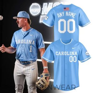 Carolina Baseball 2026 OmaHeels Baseball Jersey by Drovenwear.com