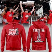 Carolina Hurricanes 2026 Stanley Cup Champions Parade Red Hoodie