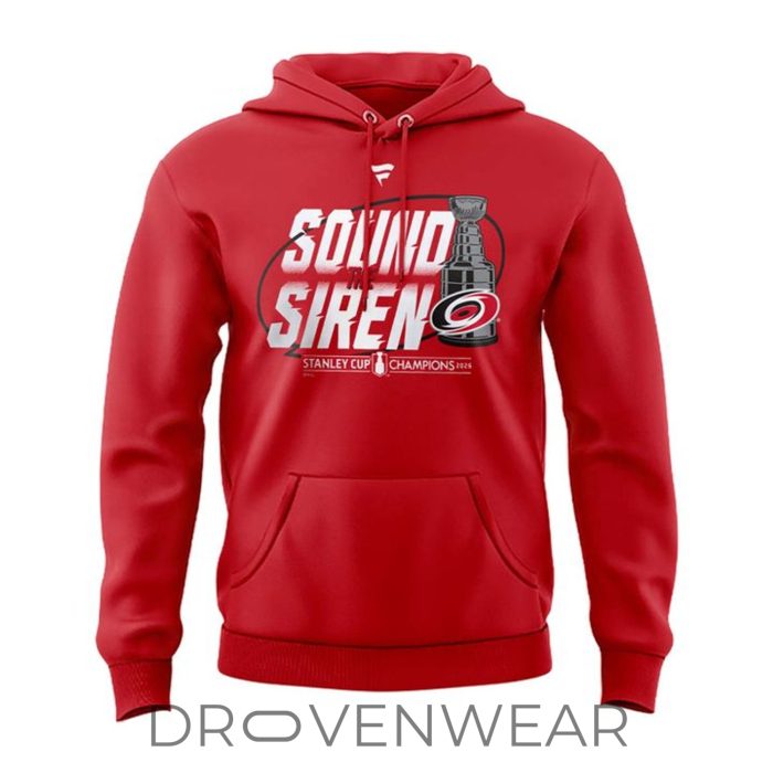 Carolina Hurricanes 2026 Stanley Cup Champions Parade Red Hoodie - Image 2