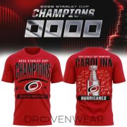 Carolina Hurricanes Championship Signature Roster Red Graphic Shirt