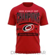 Carolina Hurricanes Championship Signature Roster Red Graphic Shirt - Image 2