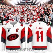 Carolina Hurricanes Jordan Staal Stanley Cup MVP Collector Jersey