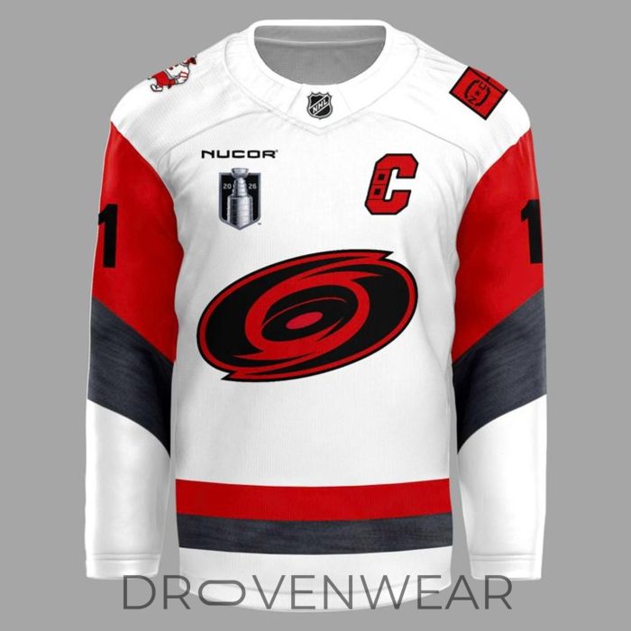 Carolina Hurricanes Jordan Staal Stanley Cup MVP Collector Jersey - Image 2