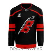 Carolina Hurricanes Raise The Cup 2026 Champions Black Hockey Jersey - Image 2