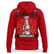 Carolina Hurricanes Stanley Cup Champions Signature Roster Pullover Hoodie - Image 3