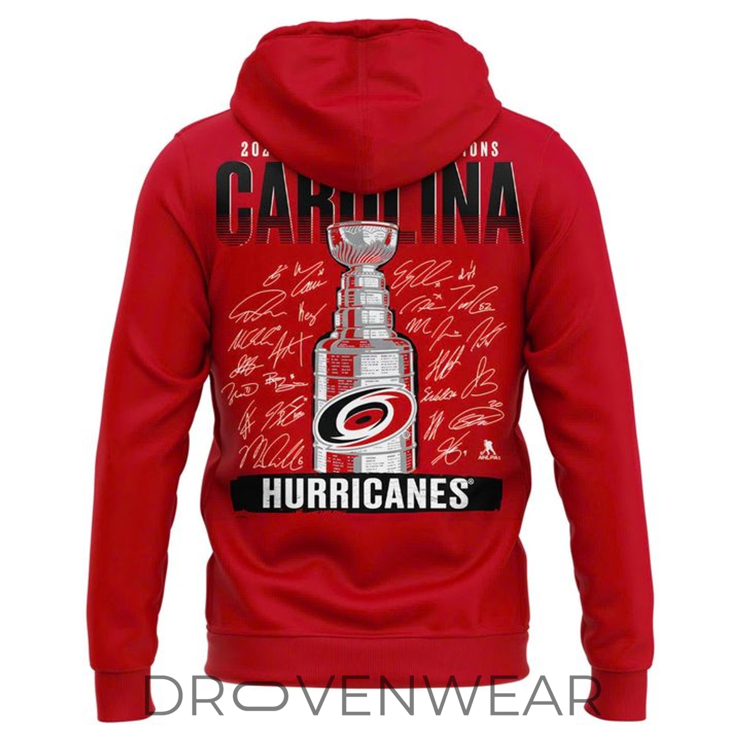 Carolina Hurricanes Stanley Cup Champions Signature Roster Pullover Hoodie Carolina Hurricanes Stanley Cup Champions Signature Roster Pullover Hoodie