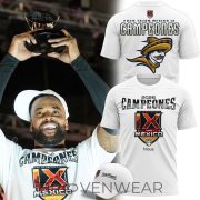Caudillos de Chihuahua Tazón México IX Champions 2026 Commemorative T-Shirt