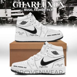 Charli XCX Music Fashion Film Air Jordan 1 Fan Shoes by Drovenwear.com