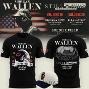 Chicago Bears x Morgan Wallen 2026 Limited Edition Black Shirt