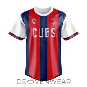 Chicago Cubs USA Soccer 2026 Limited Edition Baseball Jersey by Drovenwear.com