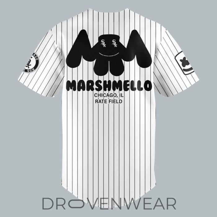Chicago White Sox Marshmello Concert Night 2026 Exclusive Baseball Jersey - Image 3
