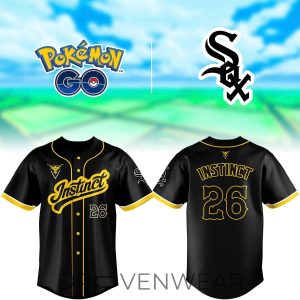 Chicago White Sox Pokemon GO Team Instinct Night Jersey by Drovenwear.com