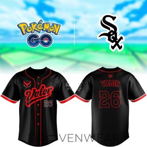 Chicago White Sox Pokemon GO Team Valor Special Jersey by Drovenwear.com