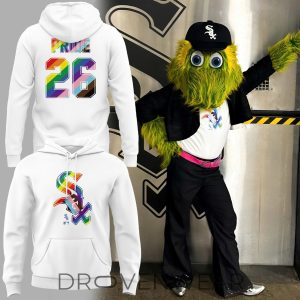 Chicago White Sox Pride At The Park Pullover Hoodie by Drovenwear.com