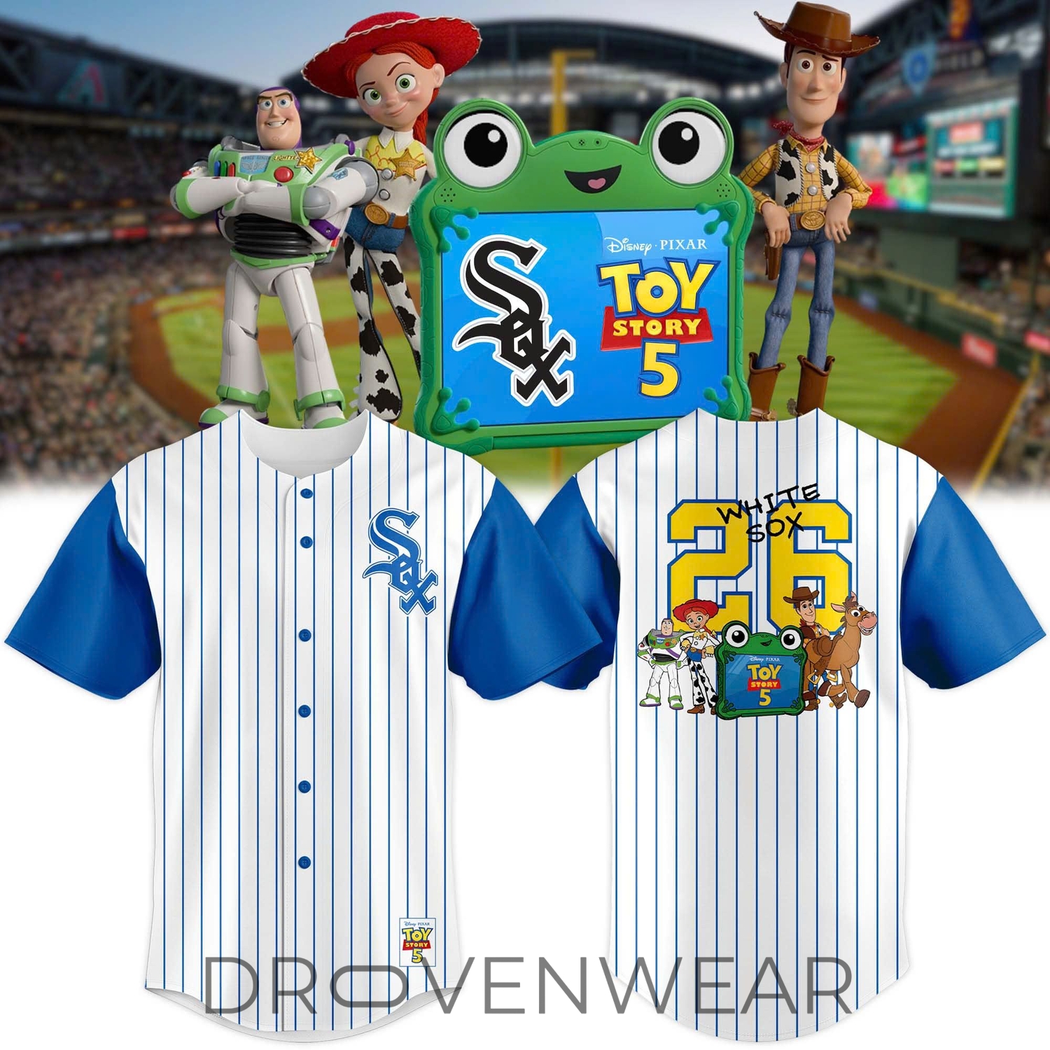 Chicago White Sox Toy Story 5 Theme Night 2026 Special Edition Jersey Chicago White Sox Toy Story 5 Theme Night 2026 Special Edition Jersey