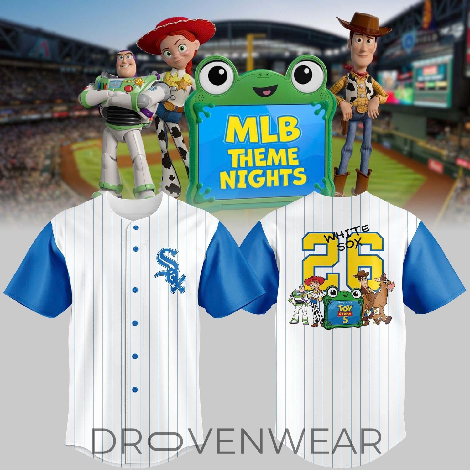 Chicago White Sox Toy Story Theme Baseball Jersey Special Edition Chicago White Sox Toy Story Theme Baseball Jersey Special Edition