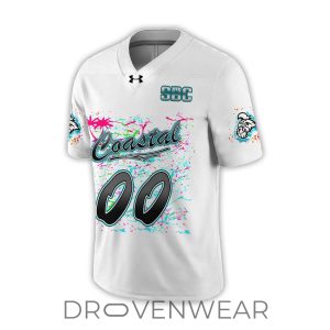 Coastal-Carolina-Chanticleers-Airbrush-Custom-Football-Jersey-White-Edition-2.jpg