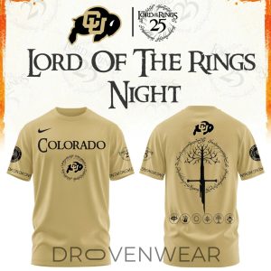 Colorado Buffaloes Lord of the Rings Theme Night 2026 Tee by Drovenwear.com