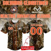 Columbus Clingstones Realtree Advantage Classic 2026 Event Baseball Jersey