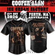 Cooper Alan Ice Cream Factory Baseball Jersey - Image 2