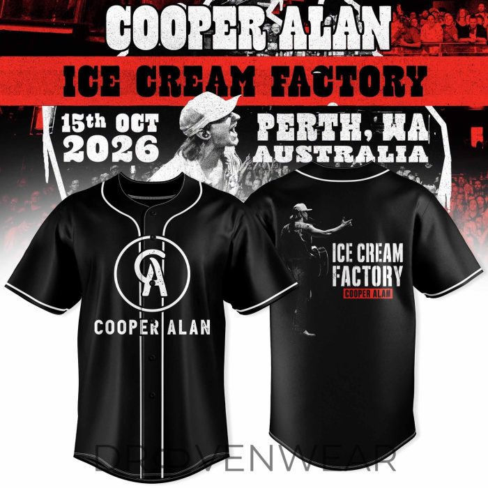 Cooper Alan Ice Cream Factory Baseball Jersey - Image 4