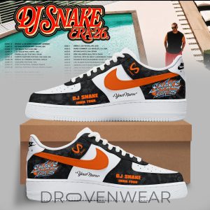 DJ Snake Era Tour 2026 AF1 Sneakers by Drovenwear.com